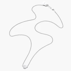 KAREN WALKER JEWELLERY | Peace Necklace 45cm - Silver