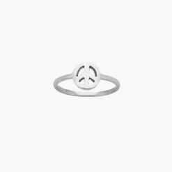 Karen Walker Jewellery | Mini Peace Ring - Silver