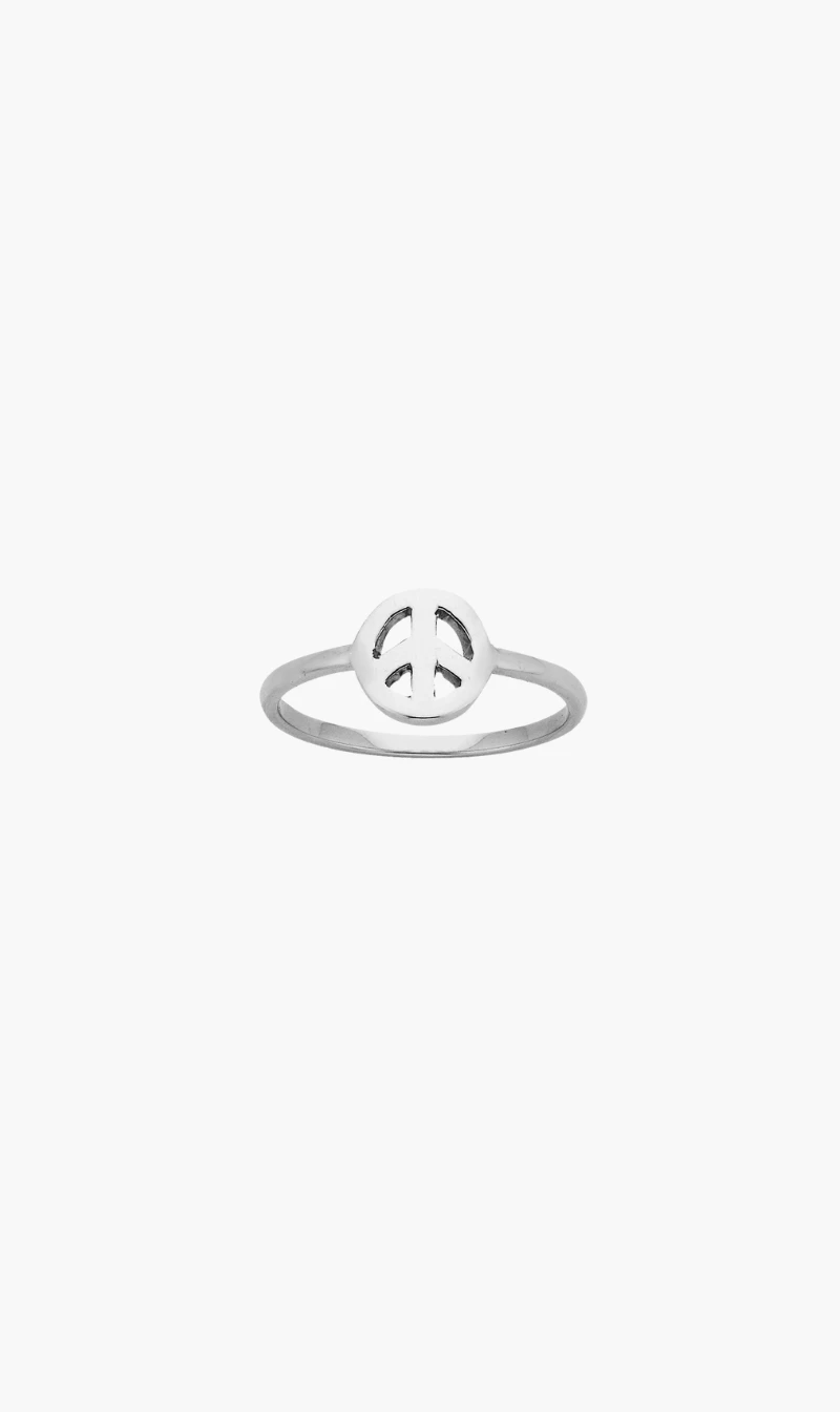 Karen Walker Jewellery | Mini Peace Ring - Silver