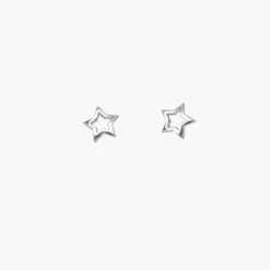 Karen Walker Jewellery | Mini Star Studs - Silver