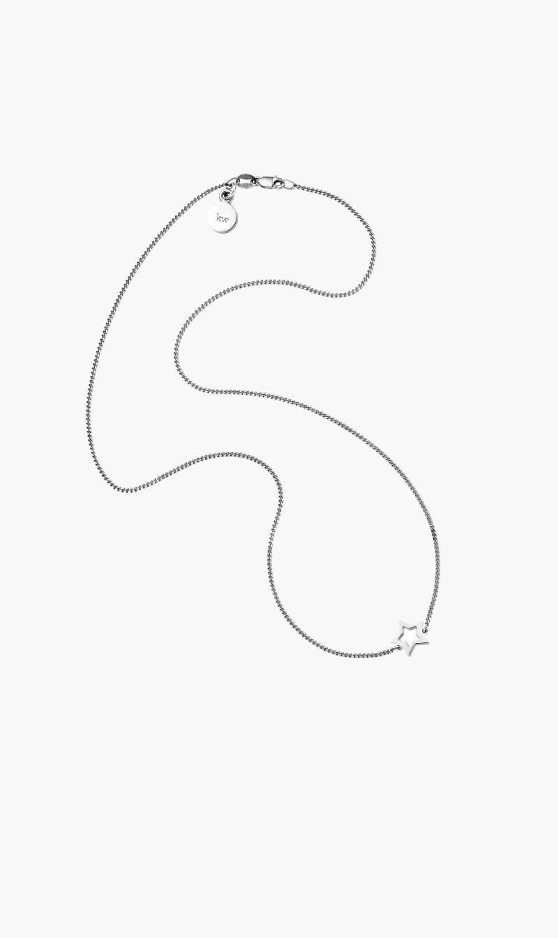 Karen Walker | Mini Star Necklace - Silver
