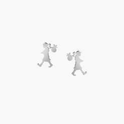 Karen Walker | Runaway Girl Studs - Silver