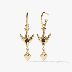 Meadowlark | Love Dove Signature Hoop Set - Gold Plated