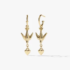 Meadowlark | Love Dove Signature Hoop - Gold Plated