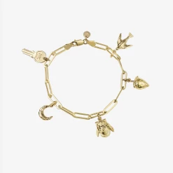 Meadowlark | Charm Bracelet 17cm - Gold Plated