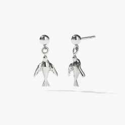 Meadowlark | Dove Dot Stud - Silver