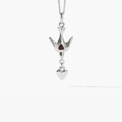 Meadowlark | Love Dove Necklace Set - Silver