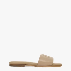 Anine Bing | Ria Slides - Butterscotch Monogram