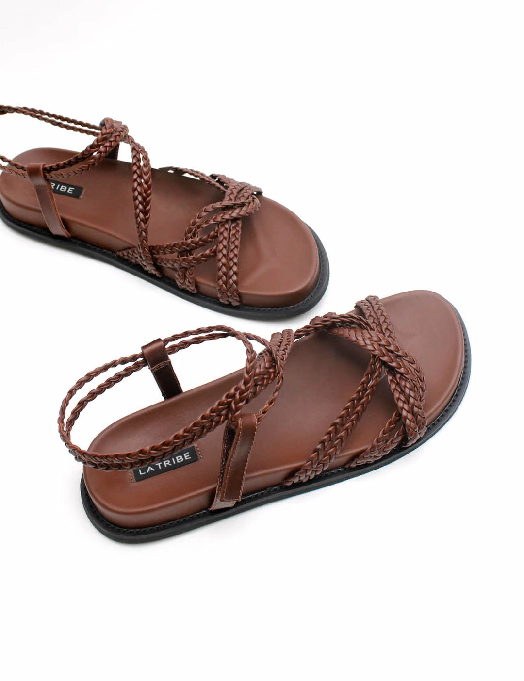 La Tribe | Plaited Sandal - Chocolate - Image 7