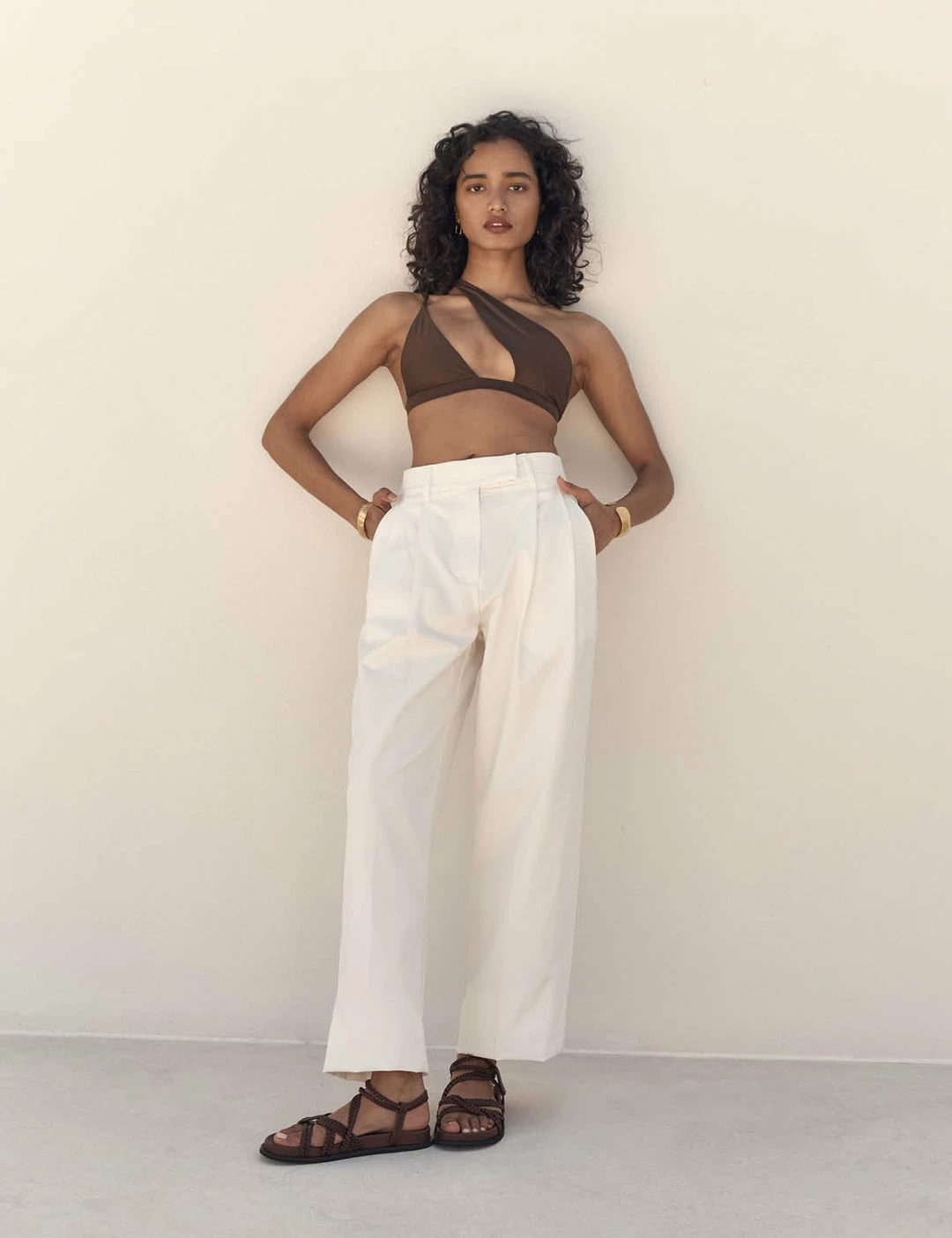 La Tribe | Plaited Sandal - Chocolate - Image 4