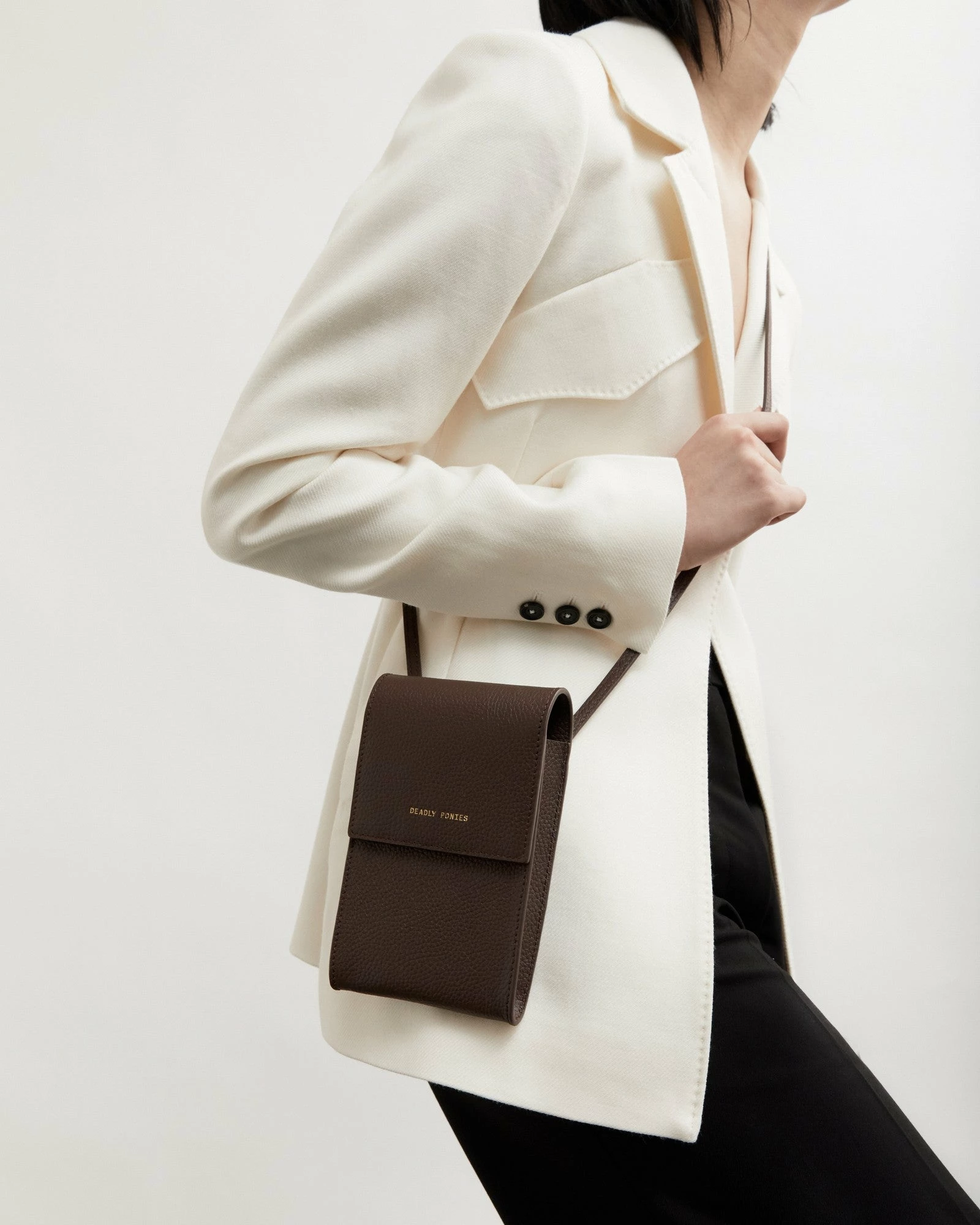 Deadly Ponies | Poucheroo Plain Strap - Burnt Toast - Image 3