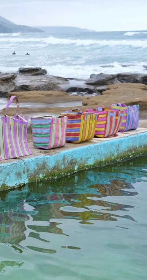 Gunes Swim | Messenger Tote - Pink - Image 2