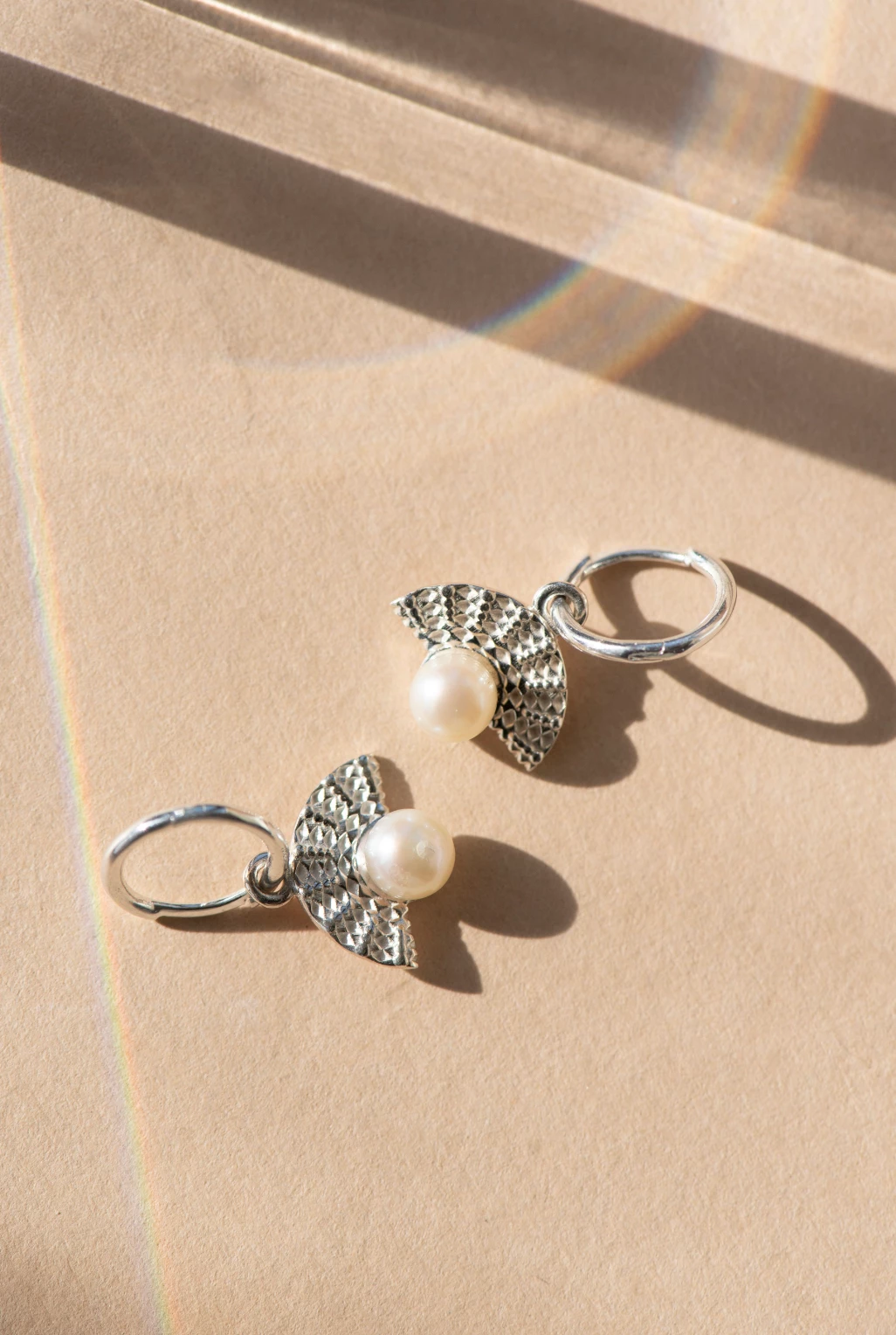 Zoe & Morgan | Calypso Earrings - Sterling Silver With Freshwater Pearls - Image 2