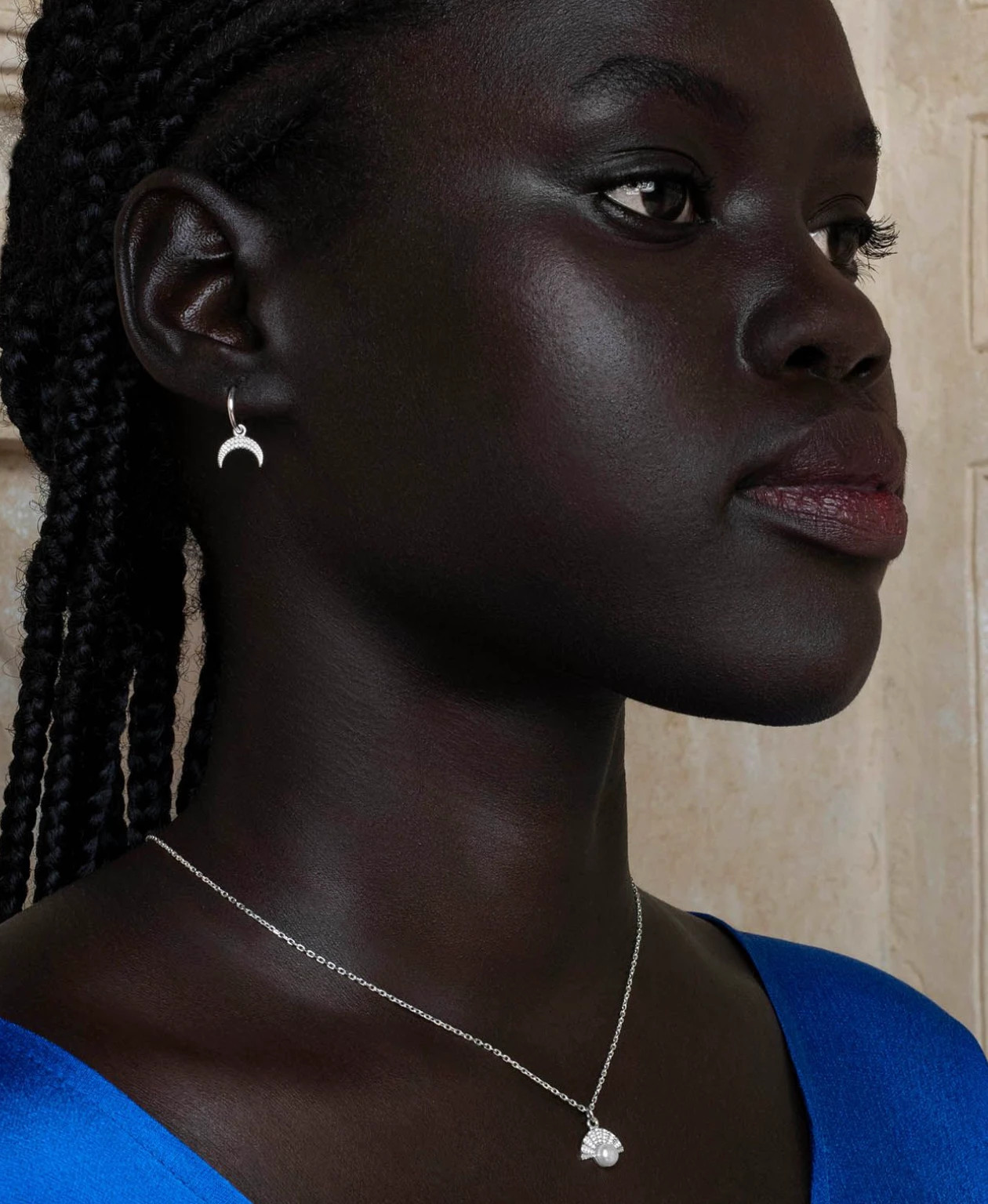 Zoe & Morgan | Calypso Necklace - Sterling Silver With Freshwater Pearl - Image 3