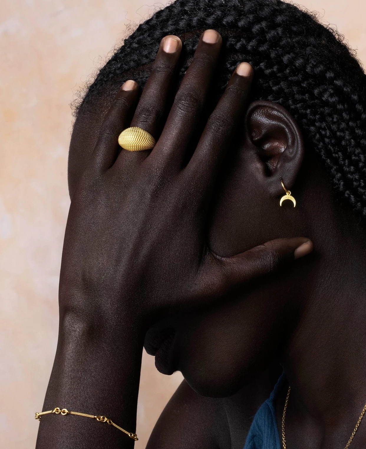 Zoe & Morgan | Rhea Ring - 22k Gold Plate - Image 3