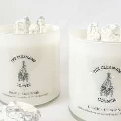 The Cleansing Corner | Howlite Candle - Dragon Fruit Chipotle