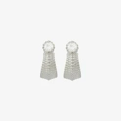 Zoe & Morgan | Sundar Earrings - 925 Sterling Silver / White Zircon
