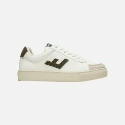 Flamingos Life | Classic 70s Sneaker - Off White / Khaki