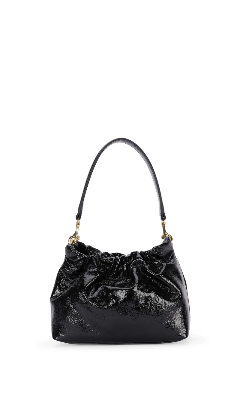 Deadly Ponies | Mr Cinch Mini Patent - Black - Image 5