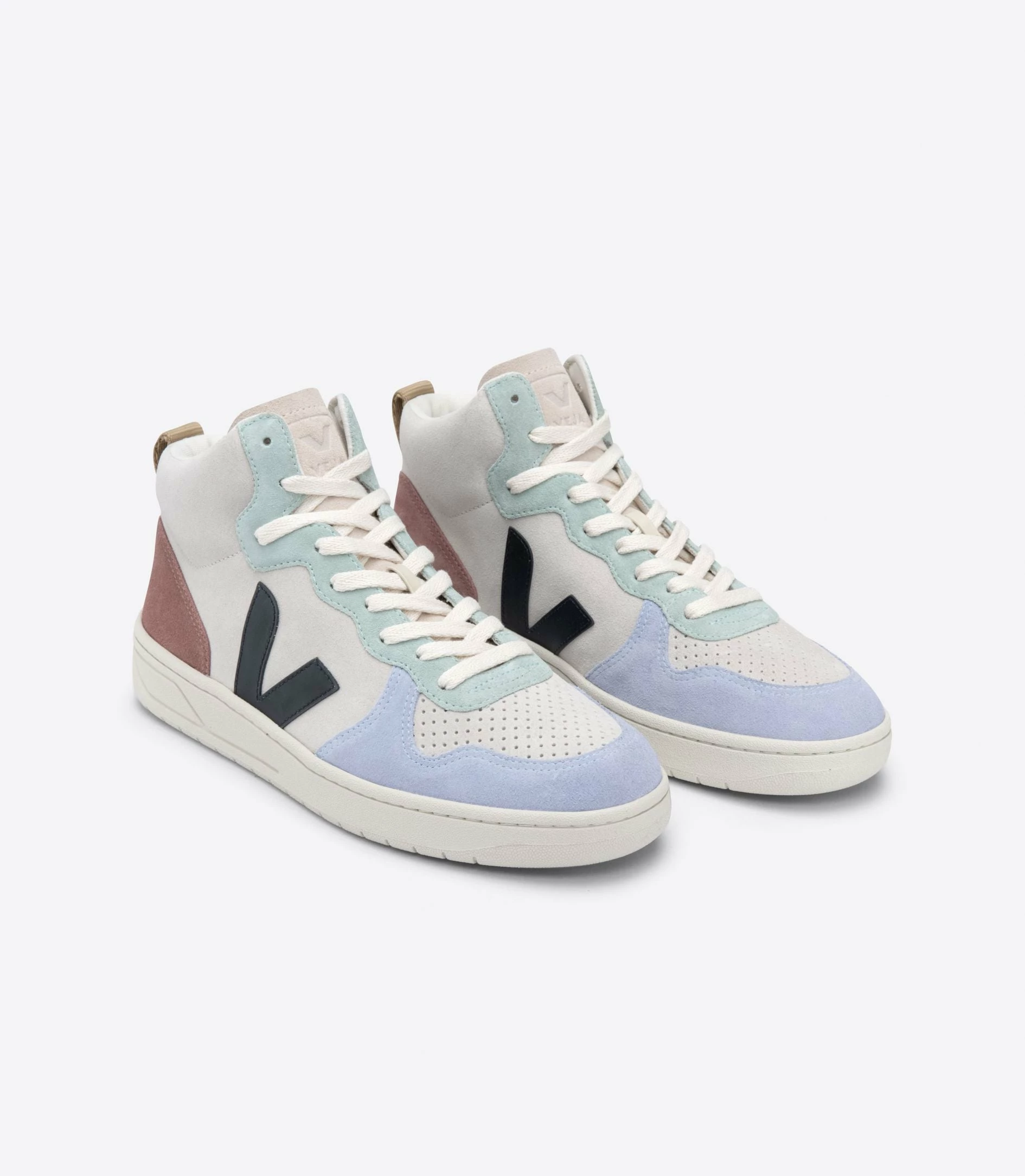Veja | V-15 Suede - Multico / Natural / Black - Image 2