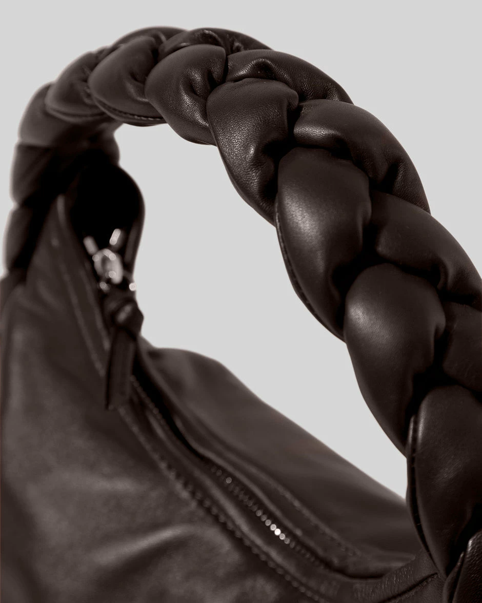 Hereu | Espiga Plaited Shoulder Bag - Dark Brown - Image 2