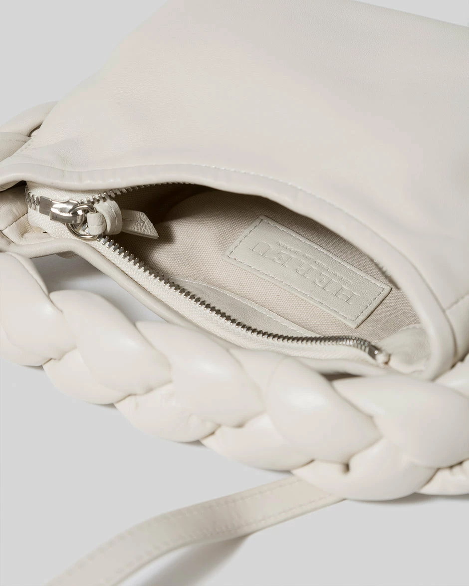 Hereu | Espiga Mini Plaited Crossbody Bag - Cream - Image 4