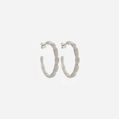 Zoe & Morgan | Alor Hoops - Silver