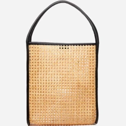 St Agni | Rattan Tote Bag - Natural