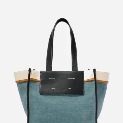 Proenza Schouler White Label | Large Morris Canvas Tote - Blue