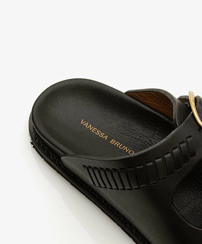 Vanessa Bruno | Sandale Fussbet Sandale Plate - Black - Image 4