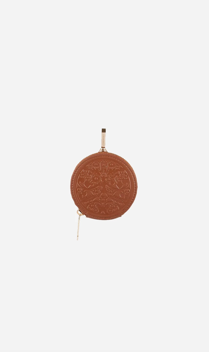 Karen Walker | Filigree Coin Purse - Chestnut