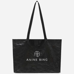 Anine Bing | Dawson Sport Tote - Black Shine