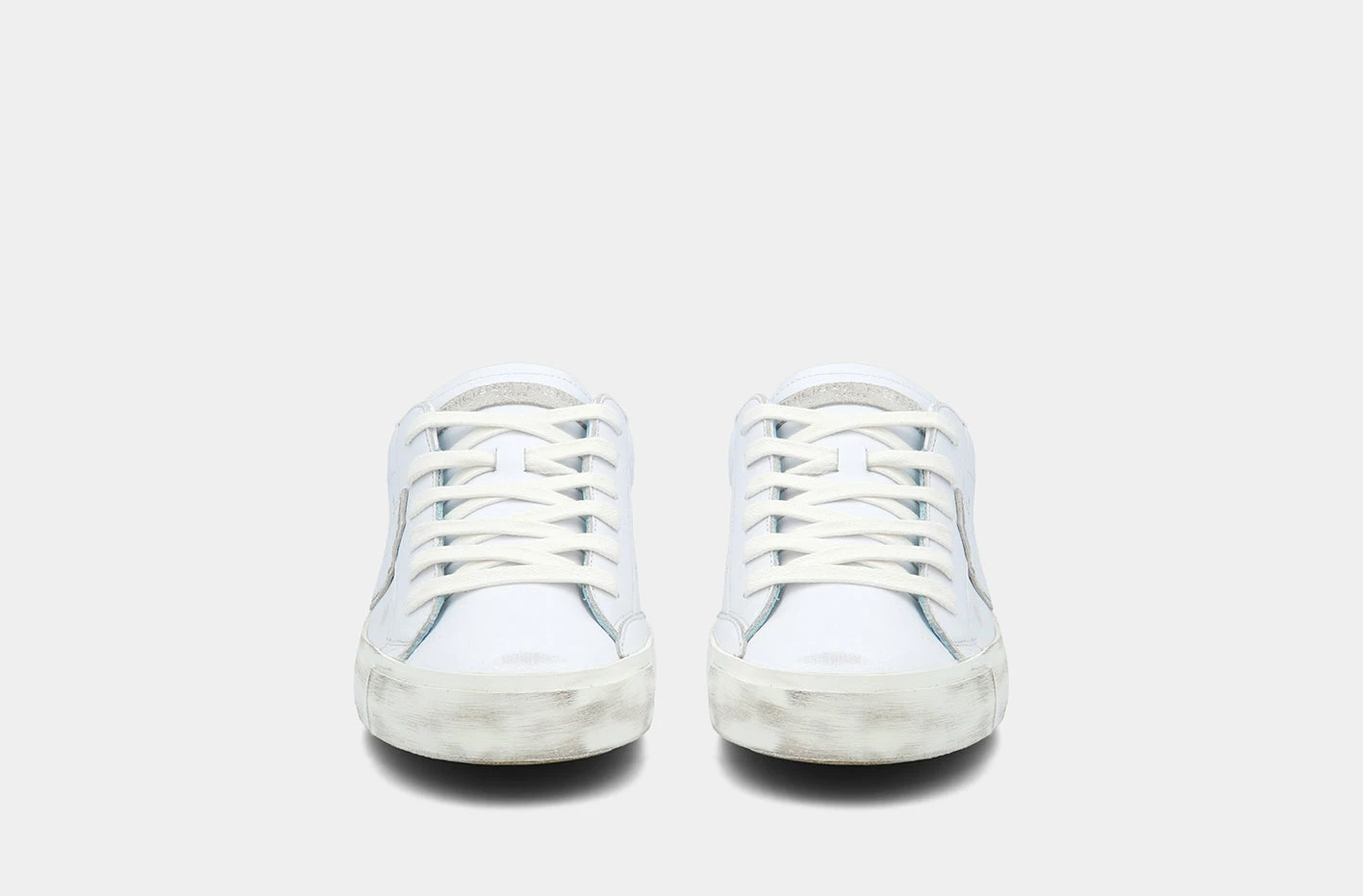 Philippe Model | Prsx Low - Veau Blanc Noir - Image 4