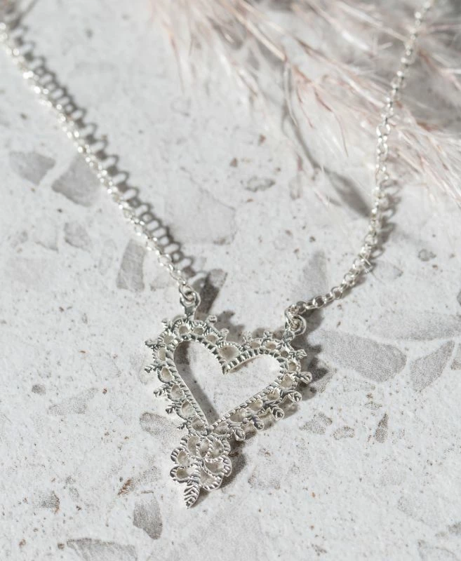 Zoe & Morgan | Gypsy Love Necklace - Silver - Image 3