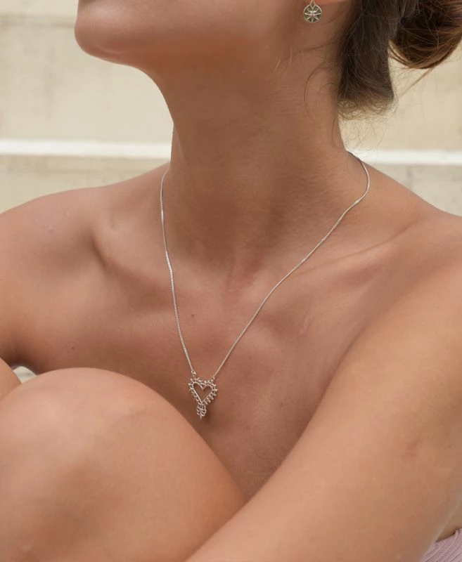 Zoe & Morgan | Gypsy Love Necklace - Silver - Image 2