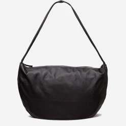 St Agni | Soft Large Crescent Bag - Black