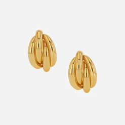 Anine Bing | Knot Earrings - Gold