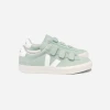 Veja | Recife Logo Nubuck - Matcha / White