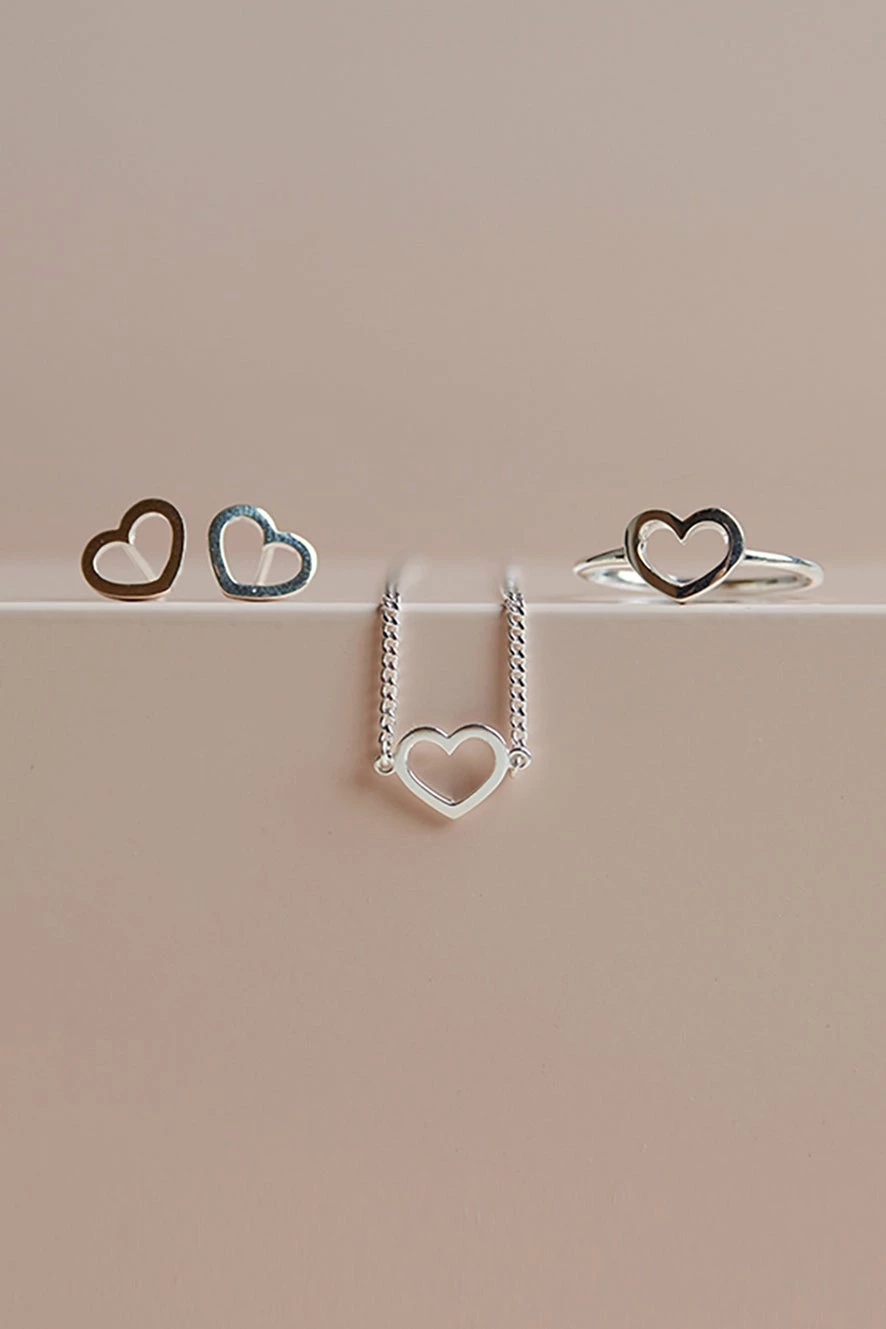 Karen Walker Jewellery | Mini Heart Gift Set - Silver - Image 2