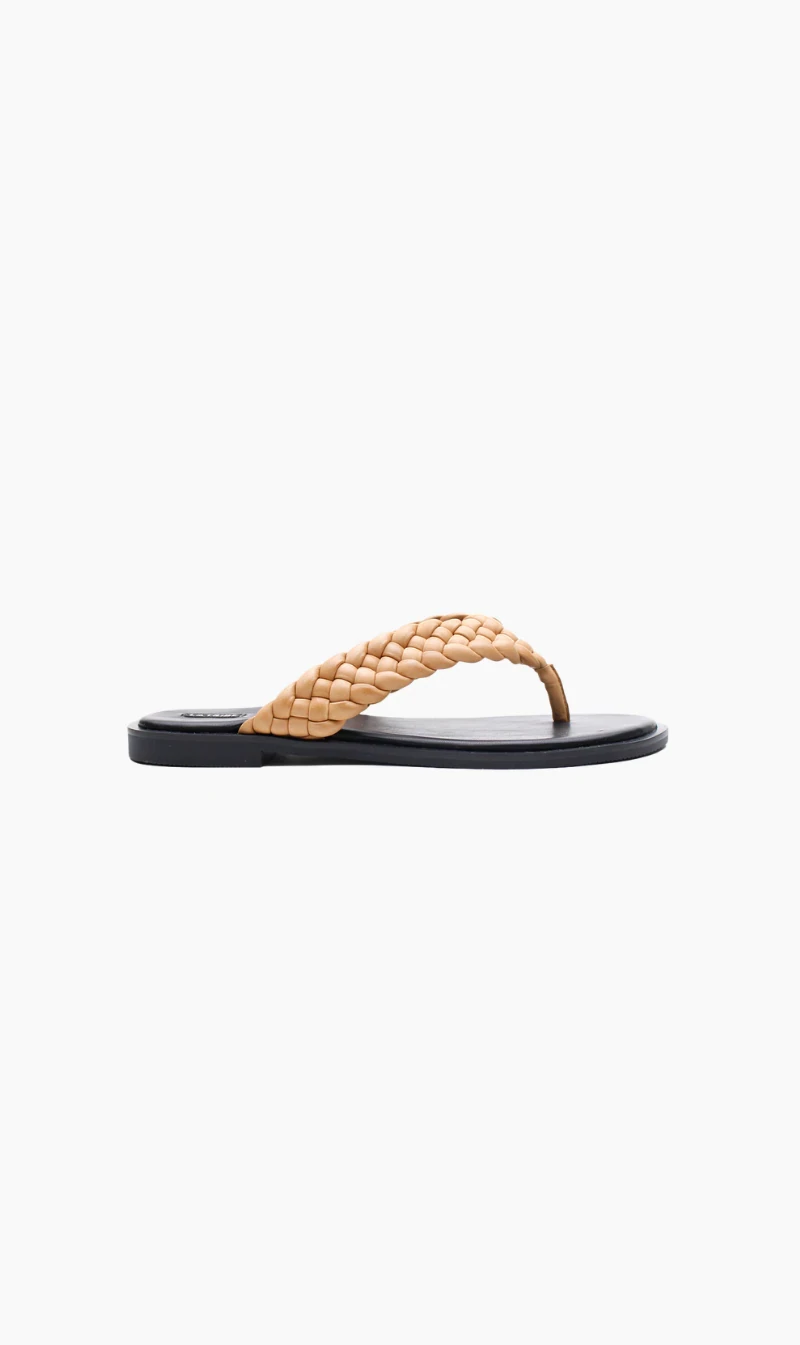 La Tribe | Braided Thong - Light Tan - Image 4