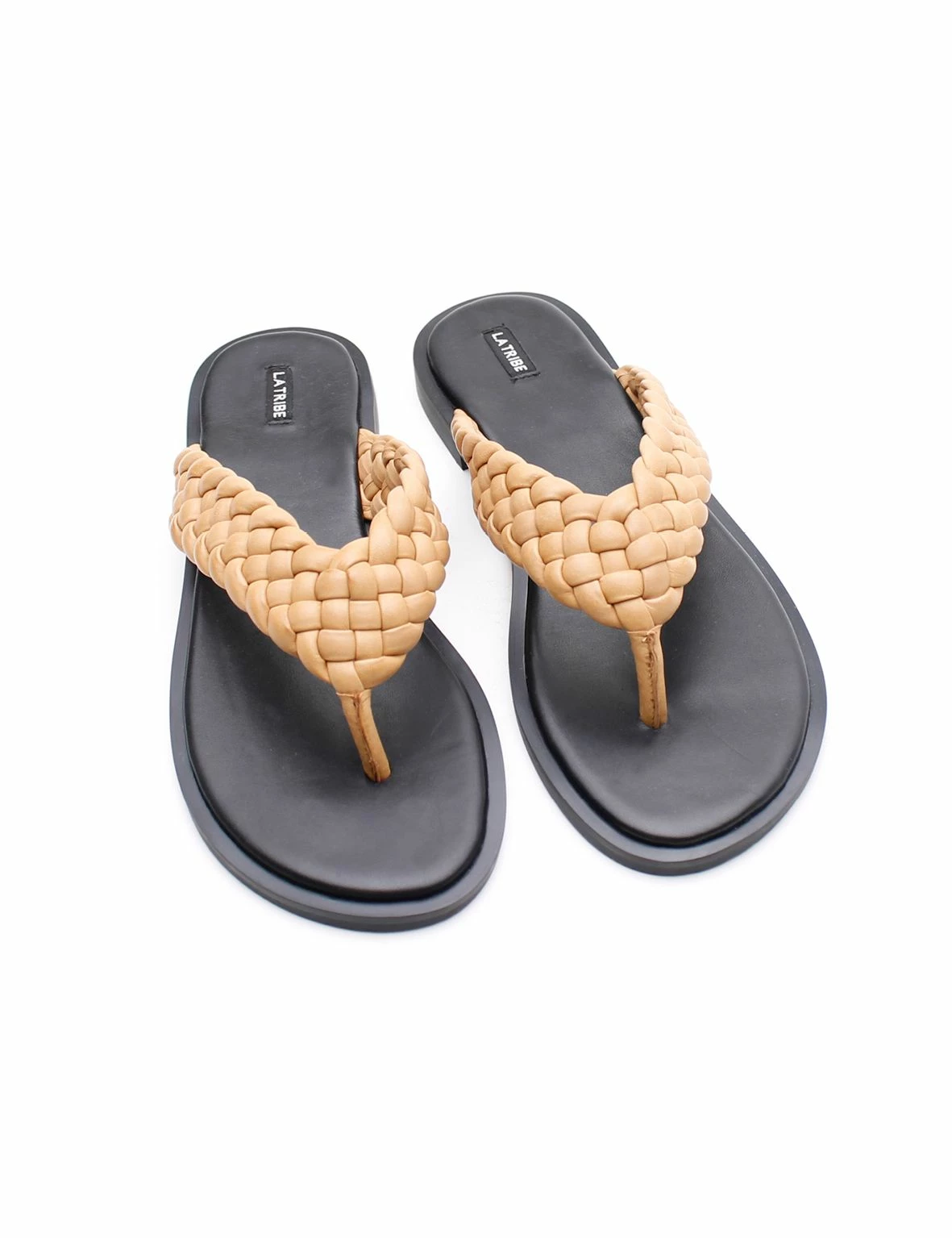 La Tribe | Braided Thong - Light Tan - Image 3