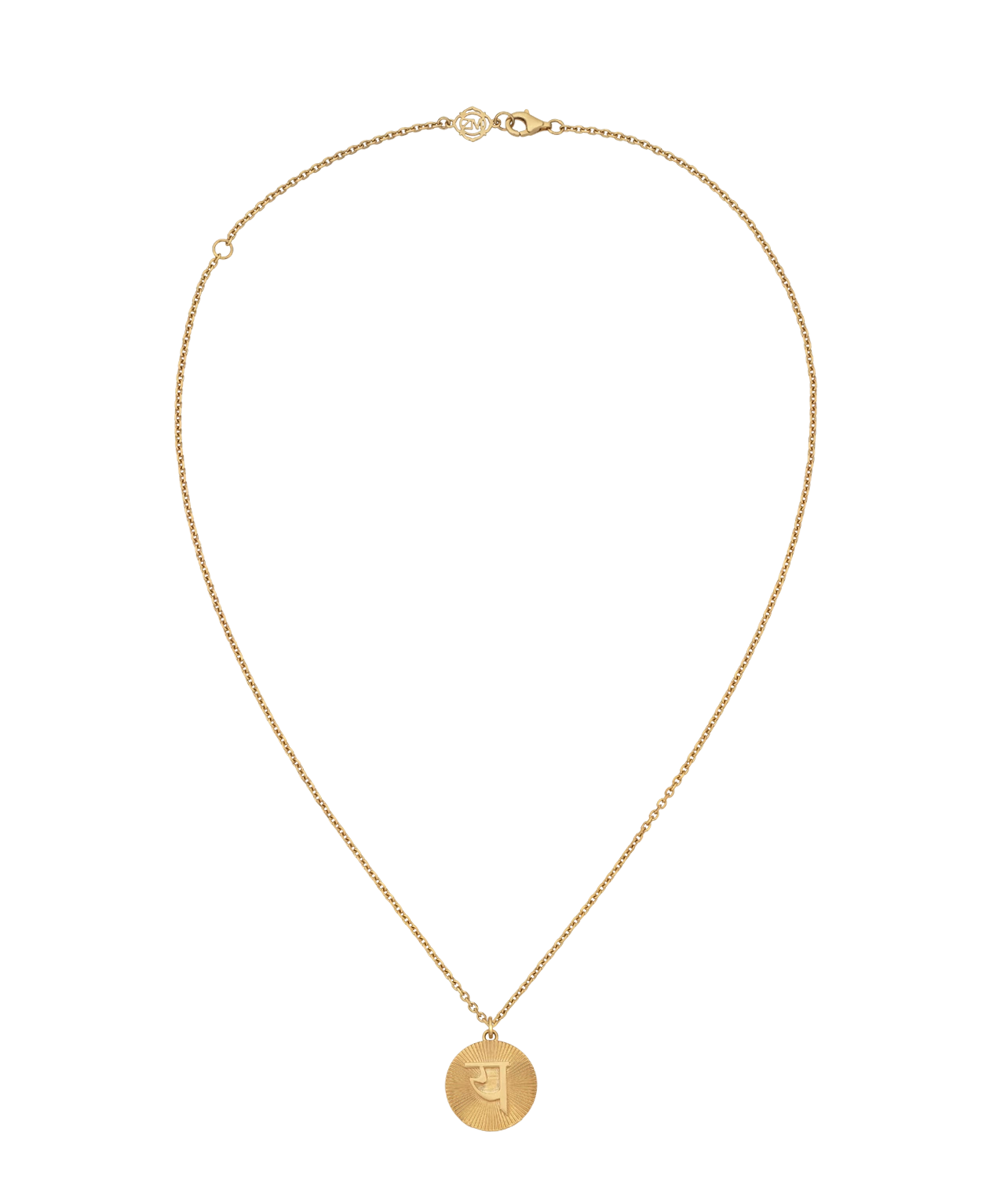 Zoe & Morgan | Love Anahata Necklace - 22K Gold Plated - Image 4