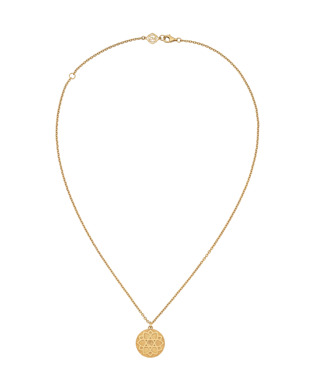 Zoe & Morgan | Love Anahata Necklace - 22K Gold Plated - Image 2