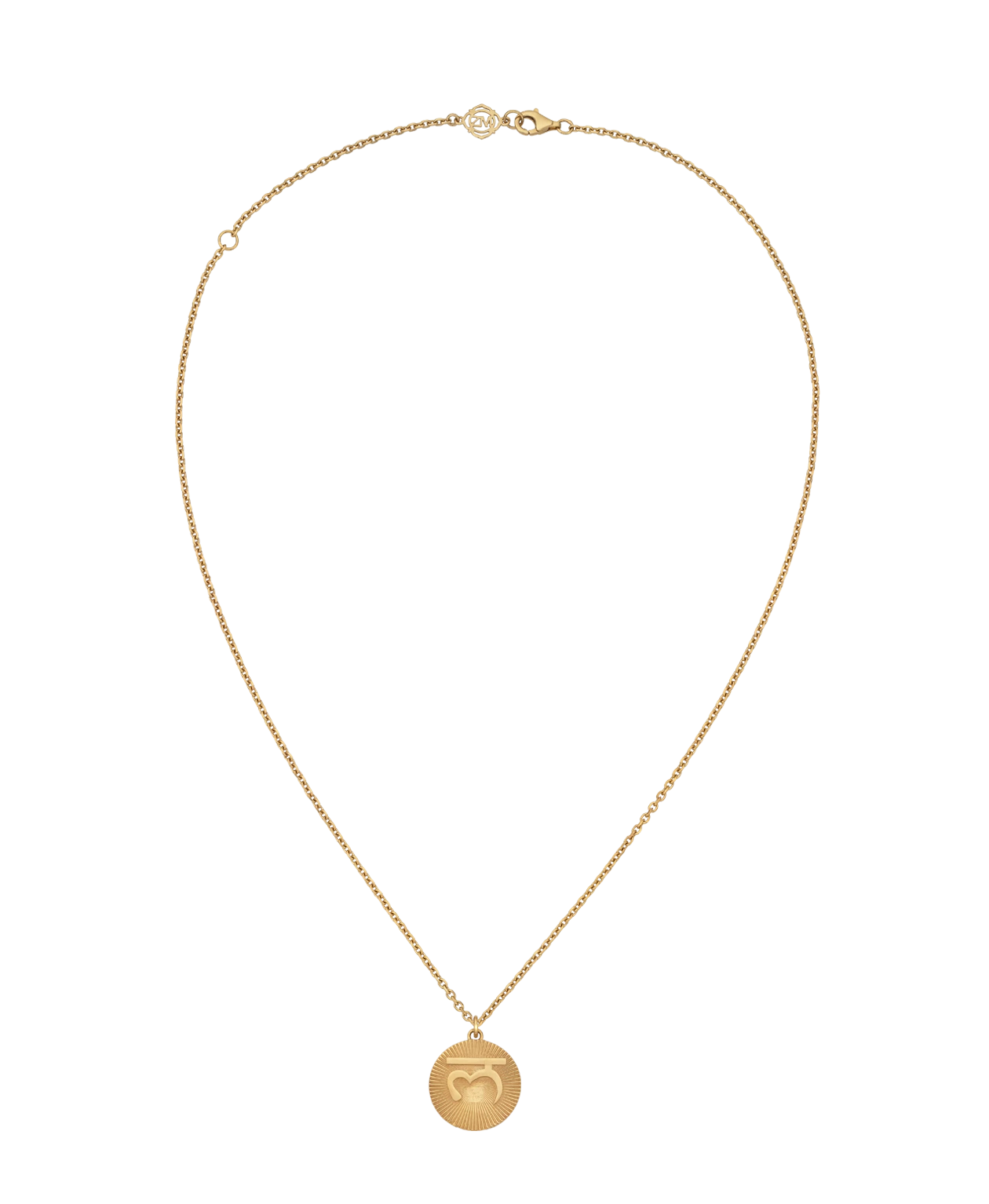 Zoe & Morgan | Grounding Muladhara Necklace - 22K Gold Plated - Image 4