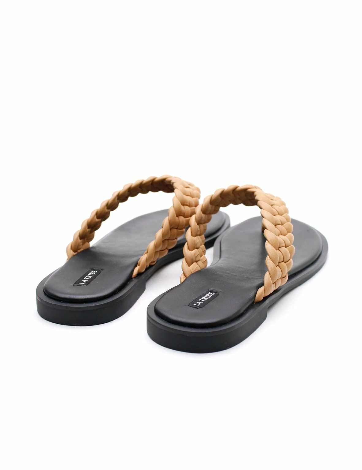 La Tribe | Braided Thong - Light Tan - Image 2