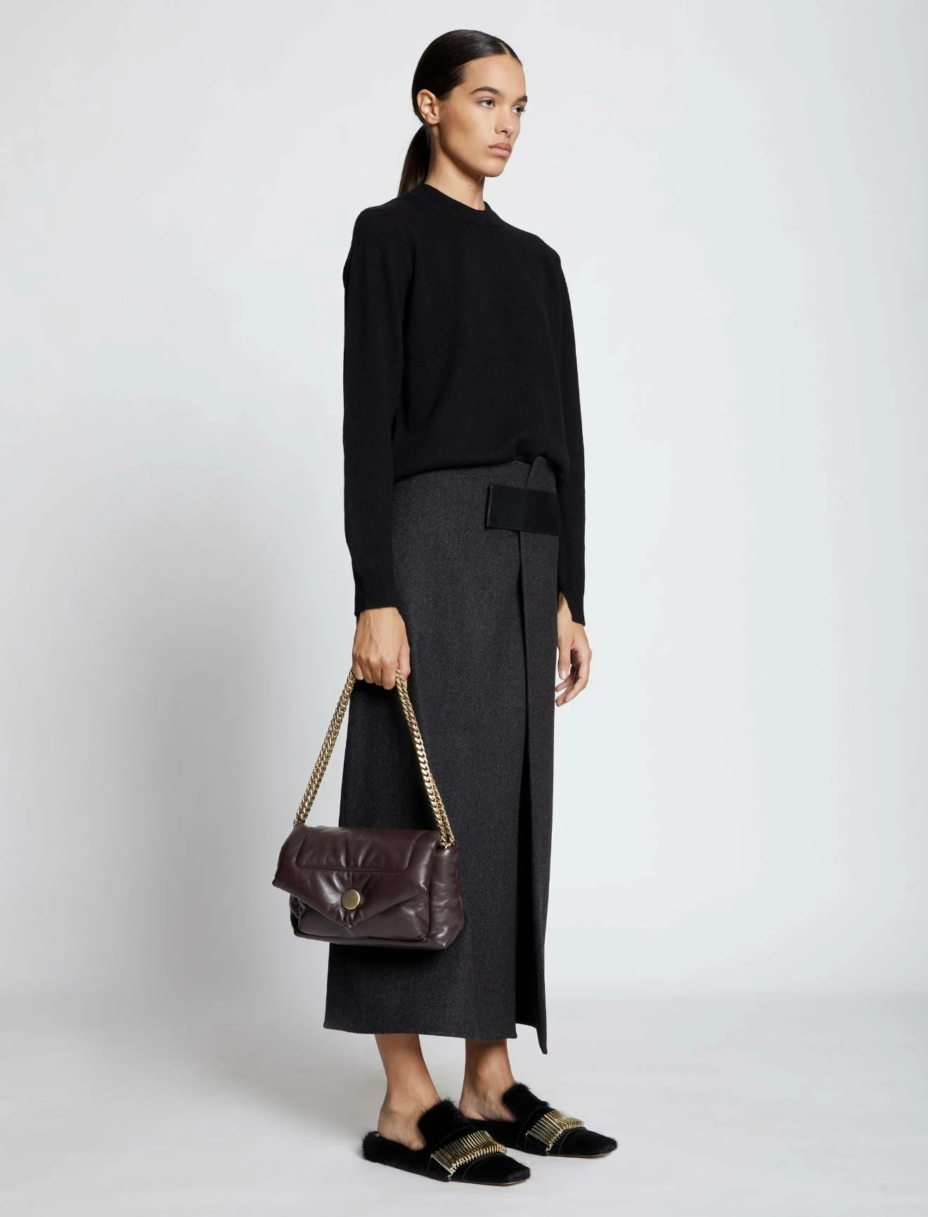 Proenza Schouler | PS Harris Bag - Chocolate Plum - Image 3