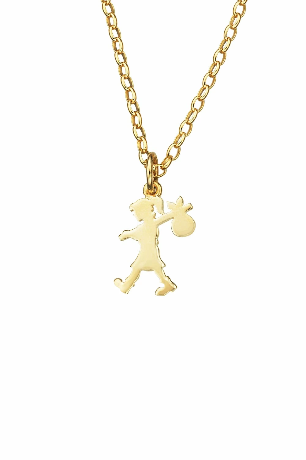 Karen Walker Jewellery | Runaway Girl Pendant 45cm - 9ct Gold - Image 2