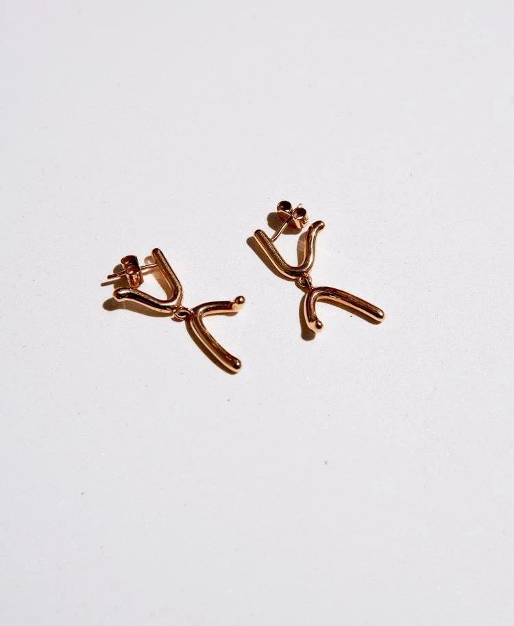 Meadowlark | Sculpture Drop Earrings - Silver - Image 3