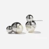 Meadowlark | Selene Pearl Earrings - Sterling Silver