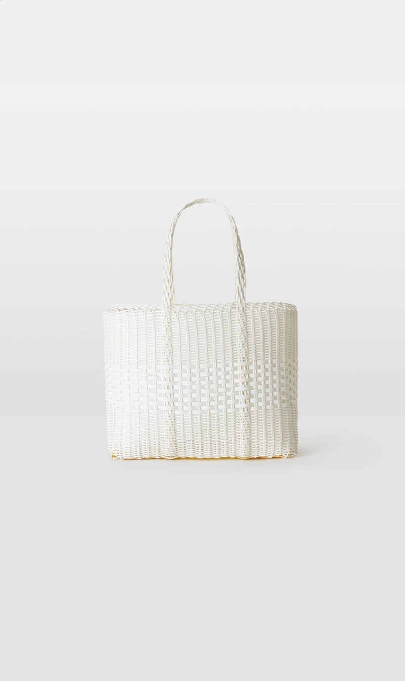 Palorosa | Small Lace Basket - White